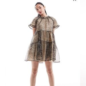 Sister Jane leopard print mini dress
New, never worn